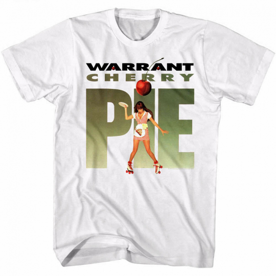 Warrant Cherry Pie Album Cover Art Mens T Shirt Sweet Rock Band Tour Music Merch