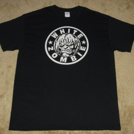 White Zombie Classic Logo S, M, L, XL, 2XL Black Band T-Shirt