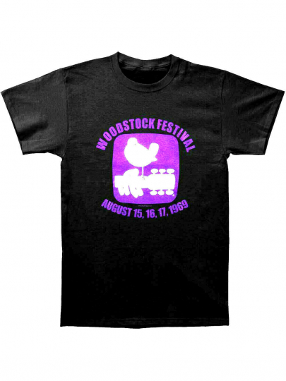 Woodstock T-shirt XXL Peace Dove Guitar Logo Music Festival Rock Band Tee 2X