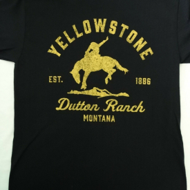 Yellowstone TV Show Dutton Ranch Montana Licensed T-Shirt