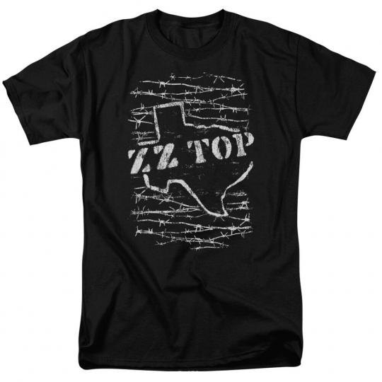 ZZ TOP BARBED Licensed Adult Men's Graphic Band Tee Shirt SM-6XL