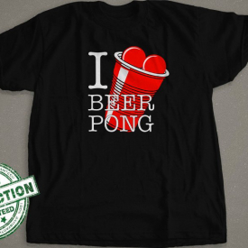 I Beer Pong Red Solo T-shirt | I 